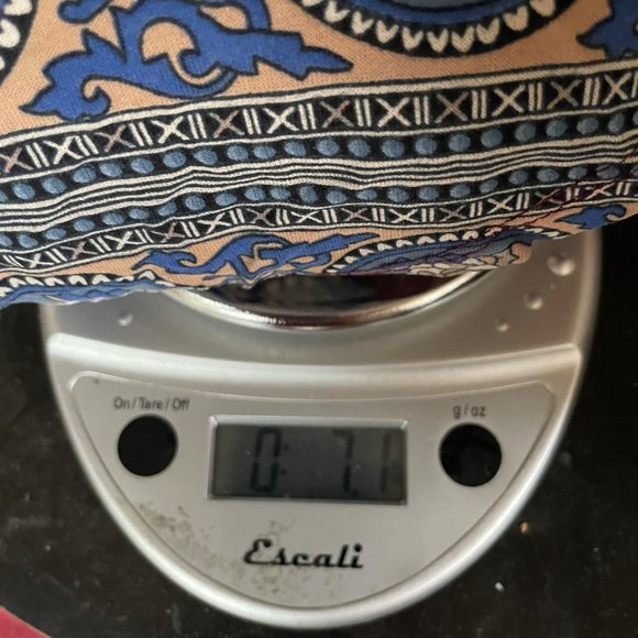 Lucky Brand Floral Damask Burgundy Wine V Neck 3/4 Sleeve Lightweight Blouse XS - Picture 10 of 10